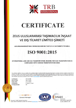 ISO:9001 Certificate
